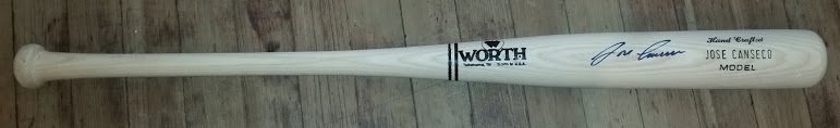 Jose Canseco Signed Jose Canseco Model Bat By Worth: Jose Canseco Signed Jose Canseco Model Bat By Worth