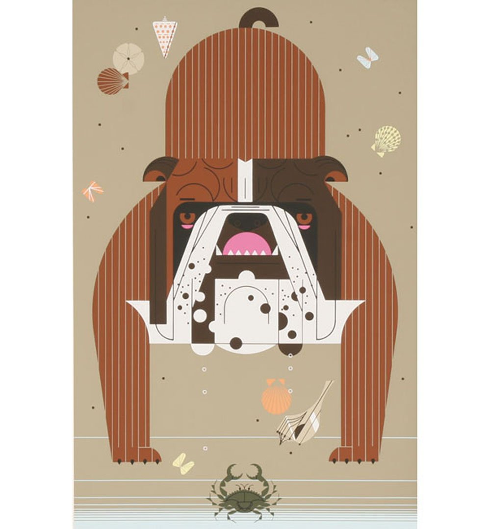 Charley Harper Lithograph "Claws" Frame House Gallery: Release Year: 1976Size (inches): 20 x 13Form: original serigraph on paperEdition Size: 2000 numbered and hand signed by the artistStill in original portfolio. Certificate.