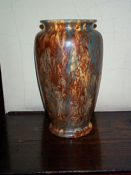 102 Crown Ducal Ware England Art Pottery Vase Measure Sep 09