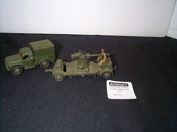 Lot of two, Dinky military vehicles. Includes, No