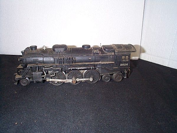 Lionel Trains 027, steam engine No. 2026. Buyer t: Lionel Trains 027, steam engine No. 2026. Buyer to pay $20.00 shipping and handling, all items to be sent USPS Priority Mail with Delivery Confirmation. Insurance is at an additional cost to the buyer