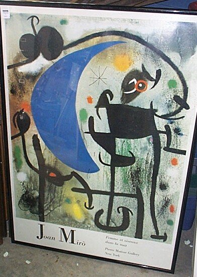 Joan Miro, "Femme Et Oiseaux," Pierre Matisse Gal