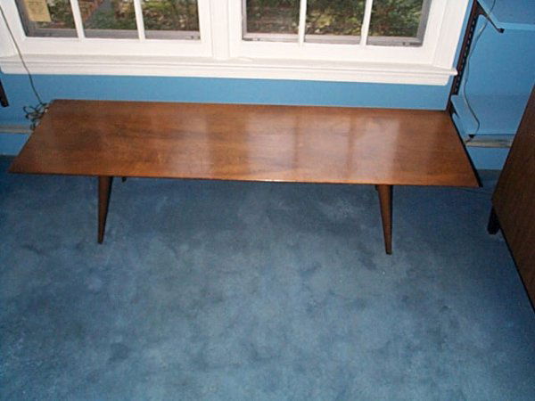 Planner group designed by, Paul McCobb, modern de: Planner group designed by, Paul McCobb, modern design bench. Measures 14" tall by 60" long by 18" wide. Local delivery available within a 60 mile radius of Somerset, NJ, local delivery fee is $125 in