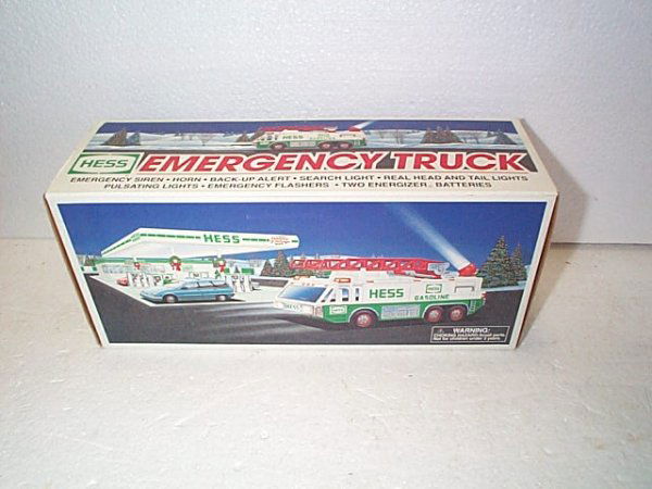 1996 Hess Fire Truck Mint in Box. Buyer to pay $: 1996 Hess Fire Truck Mint in Box. Buyer to pay $15.00 shipping and handling, all items to be sent USPS Priority Mail with Delivery Confirmation. Insurance is at an additional cost to the buyer and it