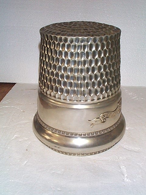 One of a kind store display oversized thimble mark - 4