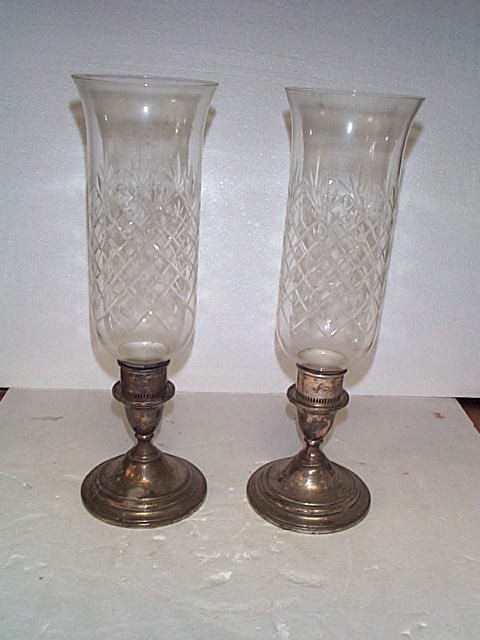 Pair of International Sterling weighted base sterl