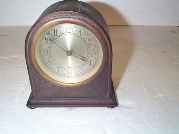 Herschede 11 jewel miniature mantle clock in a pen - 2