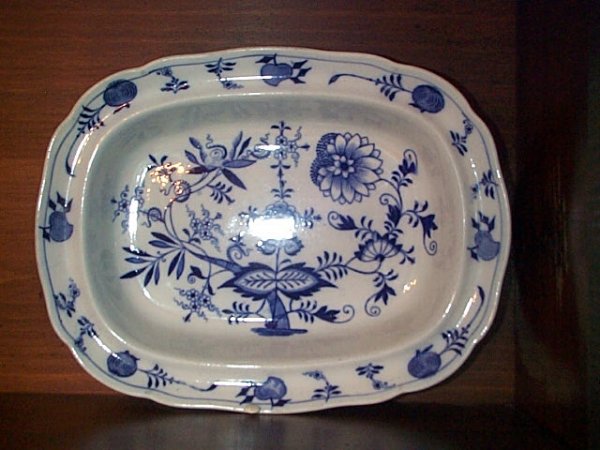 Signed Meissen JM Shaw & Company NY blue & white s
