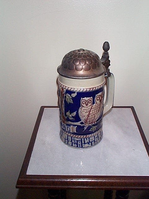 Goebel Salt glazed stone ware stein, Bavarian Fore