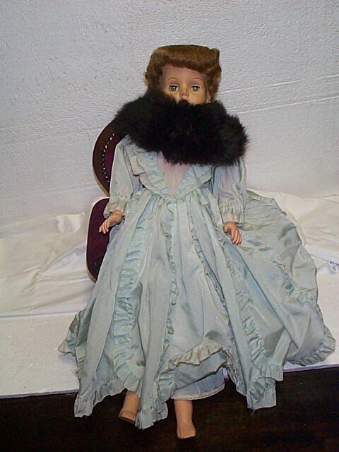 Soft plastic fashion doll. Measures 30" long. Bu