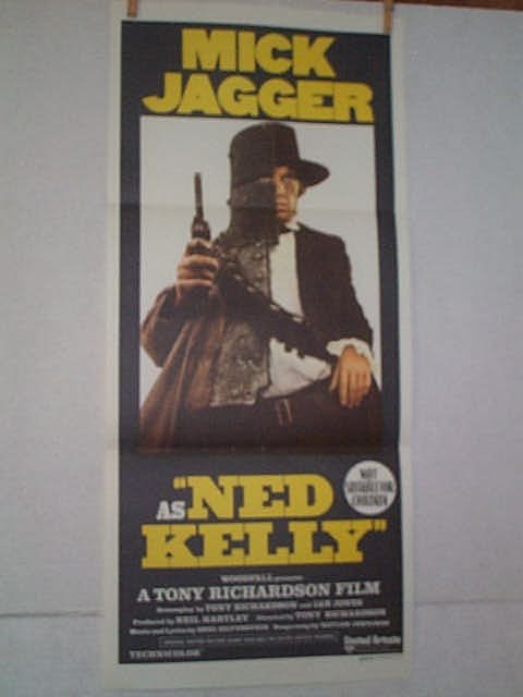 Original movie poster. Insert. MICK JAGGER AS "NED