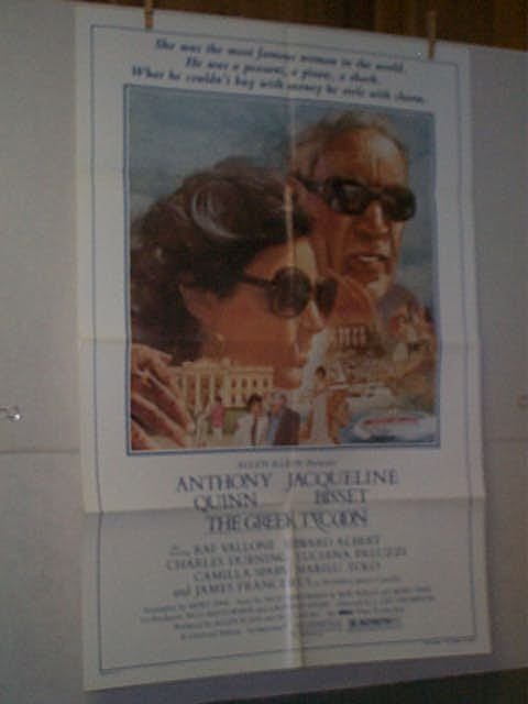 Original movie poster.1 Sheet. "THE GRREK TYCOON"