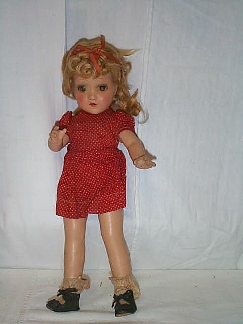 17 in. Composition Doll, in fair to good condition.