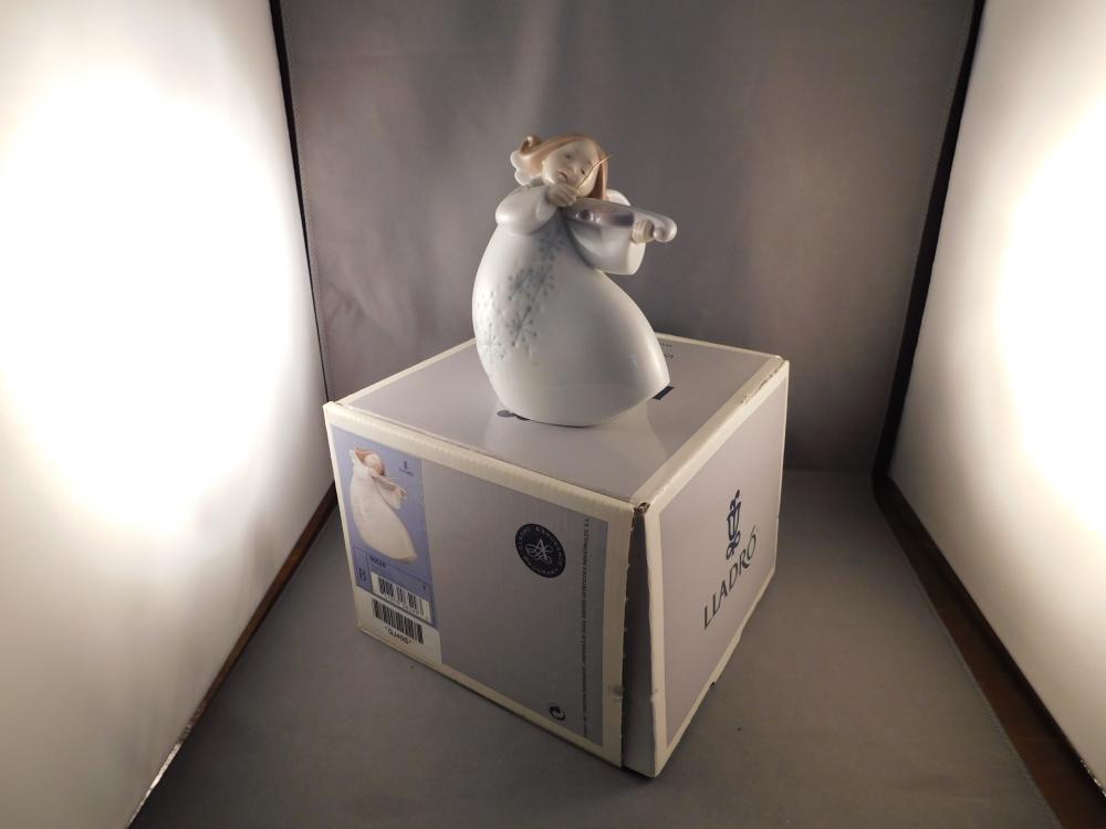 Lladro Little Angel With Violin #6529 (1 of 4)