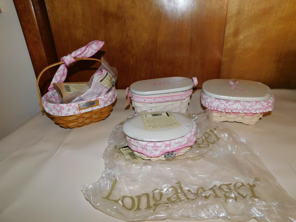 Lot of 4 Longaberger Baskets (1 of 9)