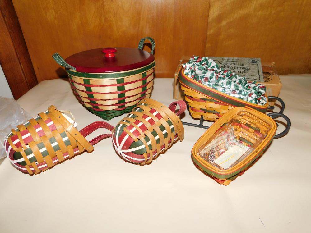 Lot of 5 Longaberger Baskets (1 of 8)