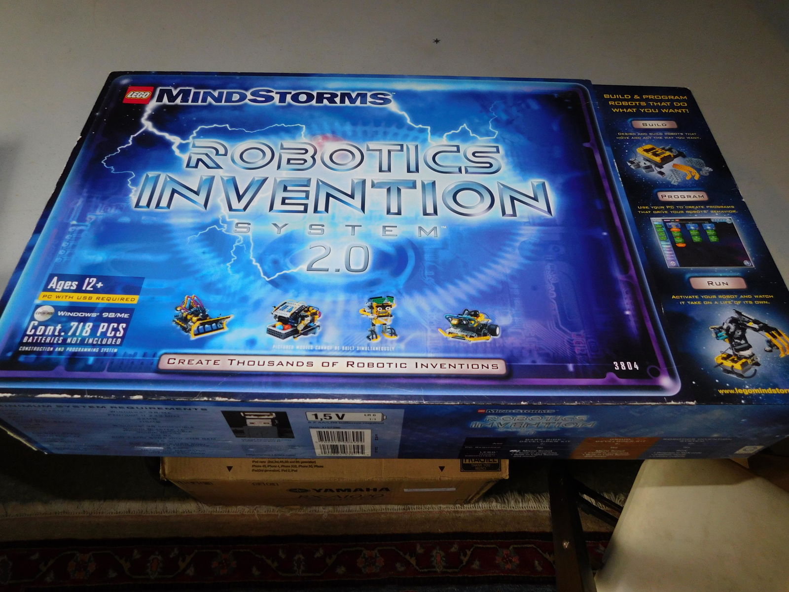 Lego MindStorms Robotics Invention: Lego MindStorms Robotics Invention System 2.0. Has been opened and put back, we cannot guarantee that all parts are in the box. You are bidding at a live sale. Please Read the terms and conditions. We