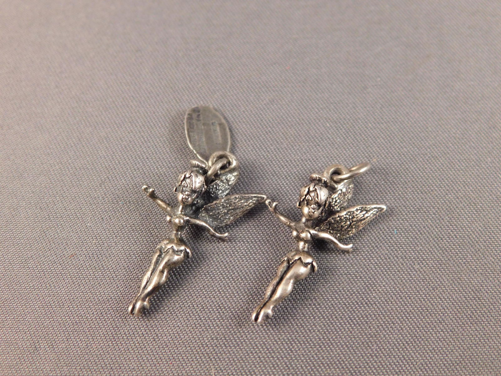 2 Sterling Vintage Tinkerbell Charms (1 of 2)