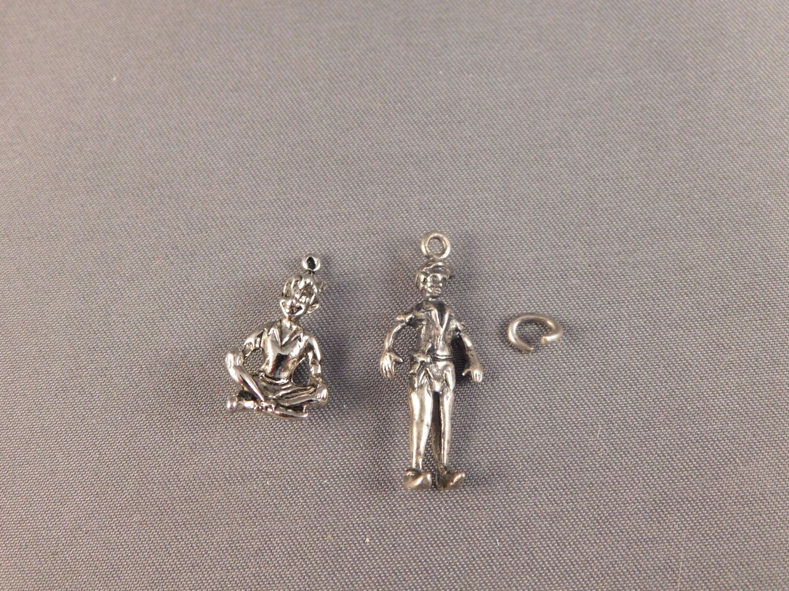 2 Vintage Sterling Peter Pan Charms (1 of 2)