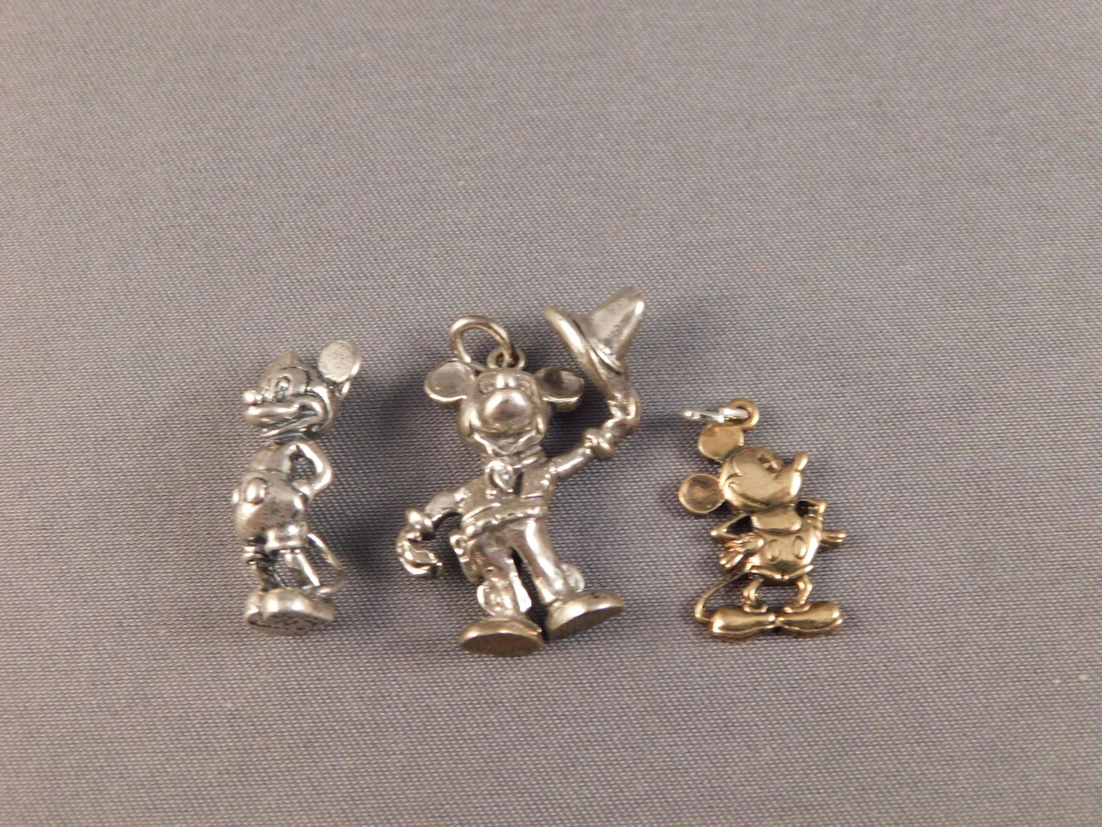 3 Vintage Sterling Mickey Mouse Charms (1 of 3)