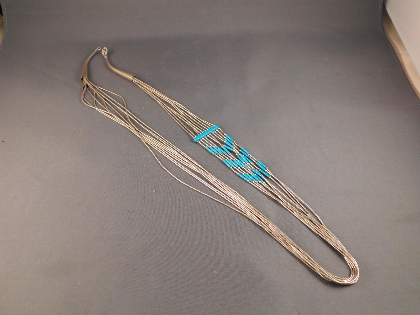 Sterling and Turquoise Necklace (1 of 3)