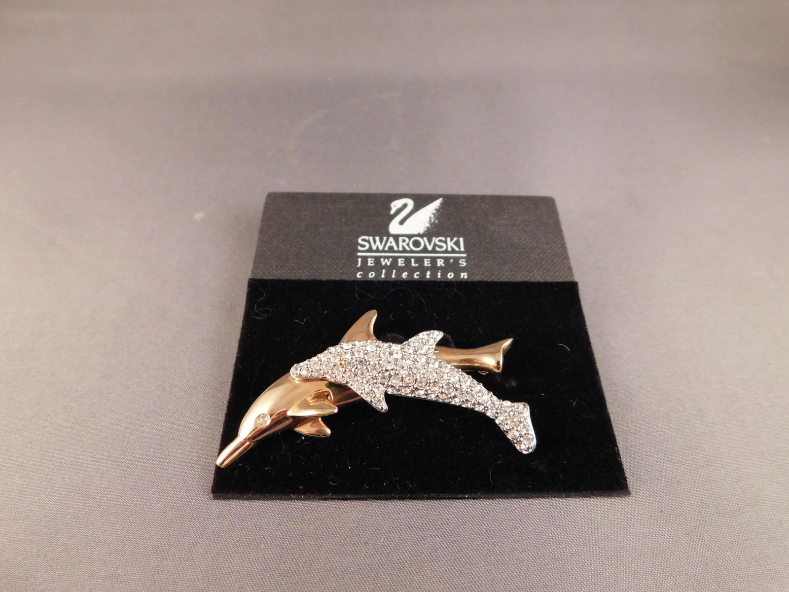 Swarovski Dolphin Pin (1 of 2)