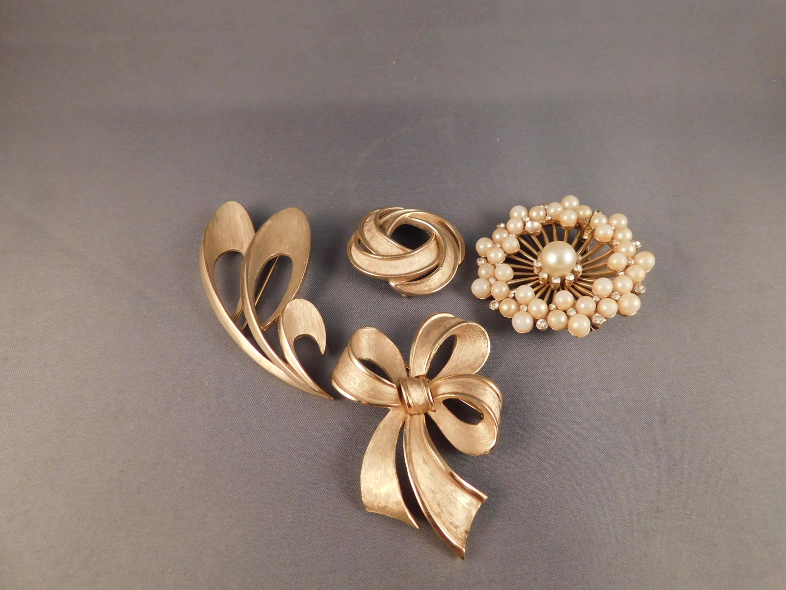 Group of Signed Trifari Pins (1 of 4)