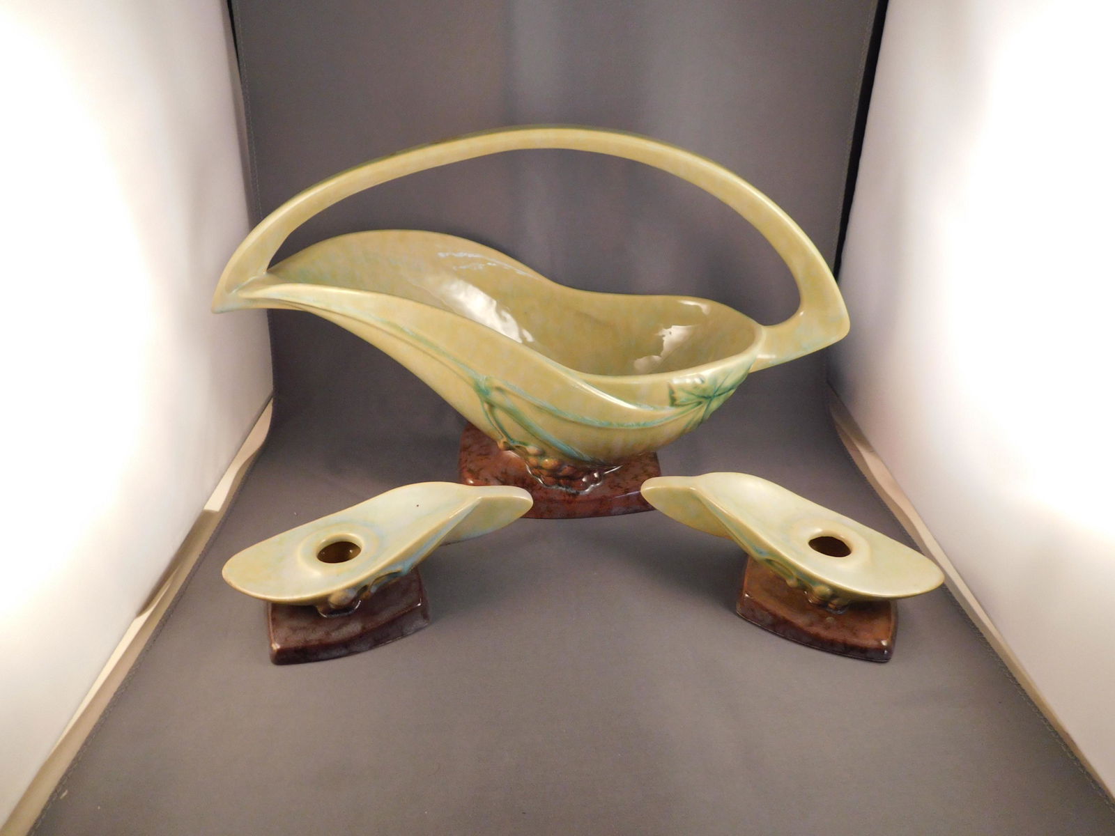 Roseville 3 Piece Console Set (1 of 7)