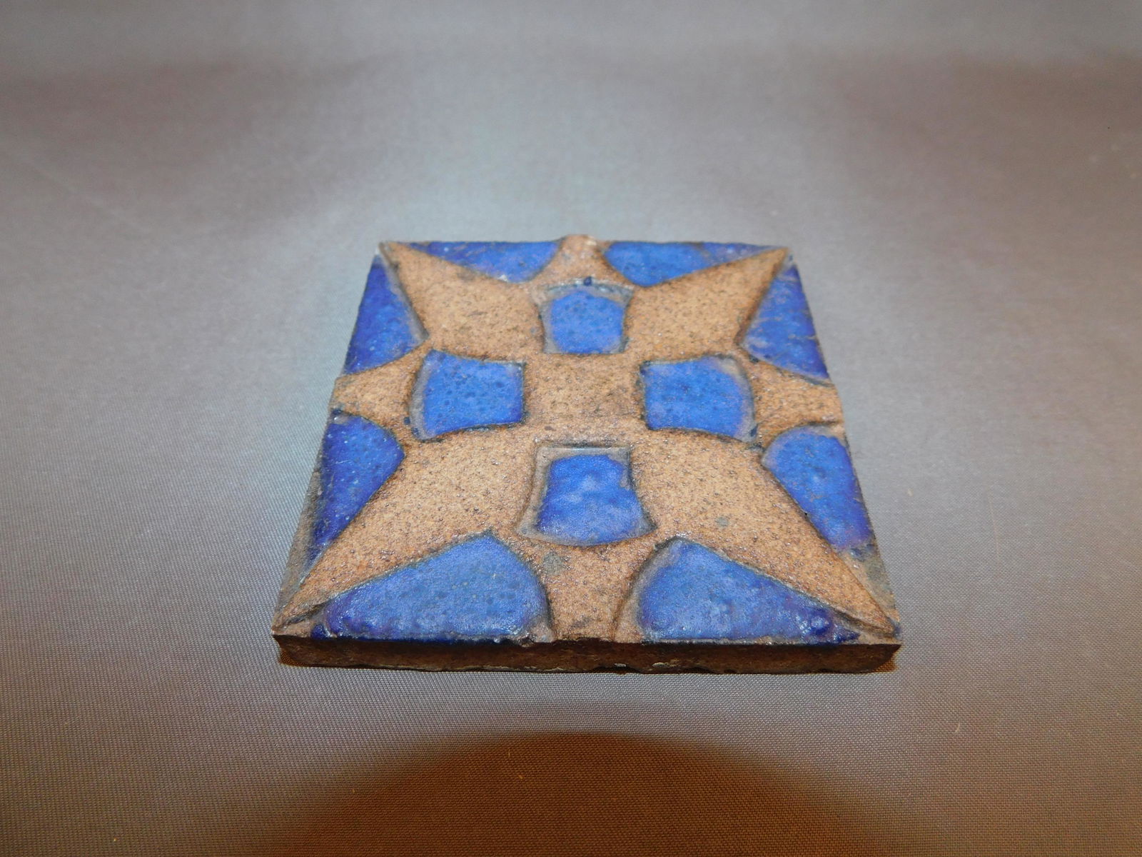 Grueby Art Pottery Tile (1 of 2)