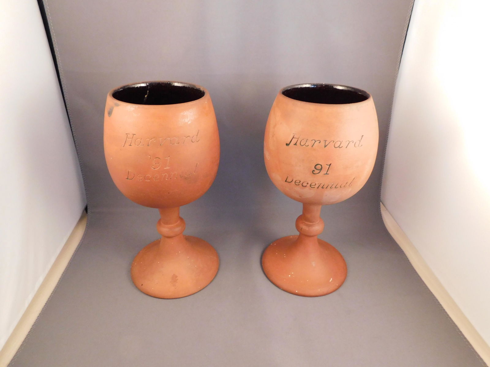 2 19th c Harvard Art Pottery Cups (1 of 5)