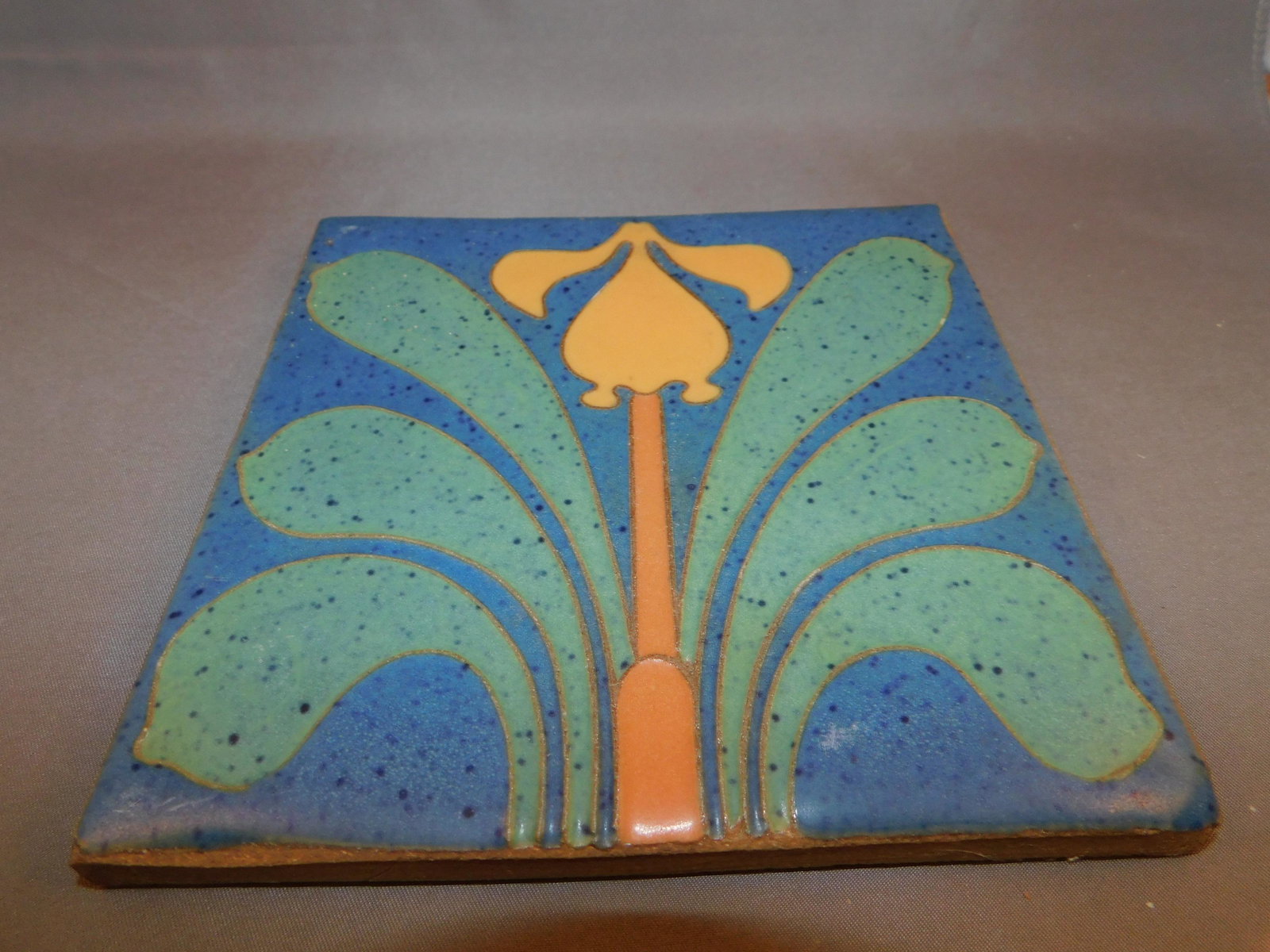 VanBriggle Art Pottery Tile (1 of 2)