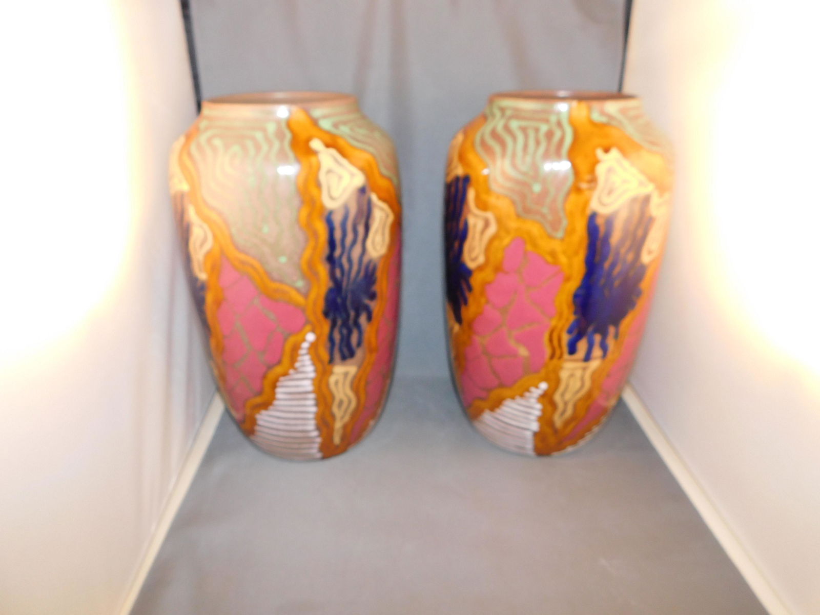 Pair of Art Pottery Vases (1 of 5)