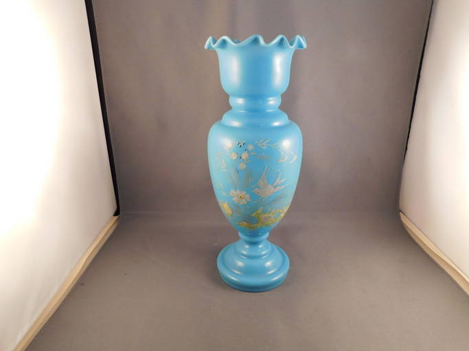 Victorian Bristol Glass Vase