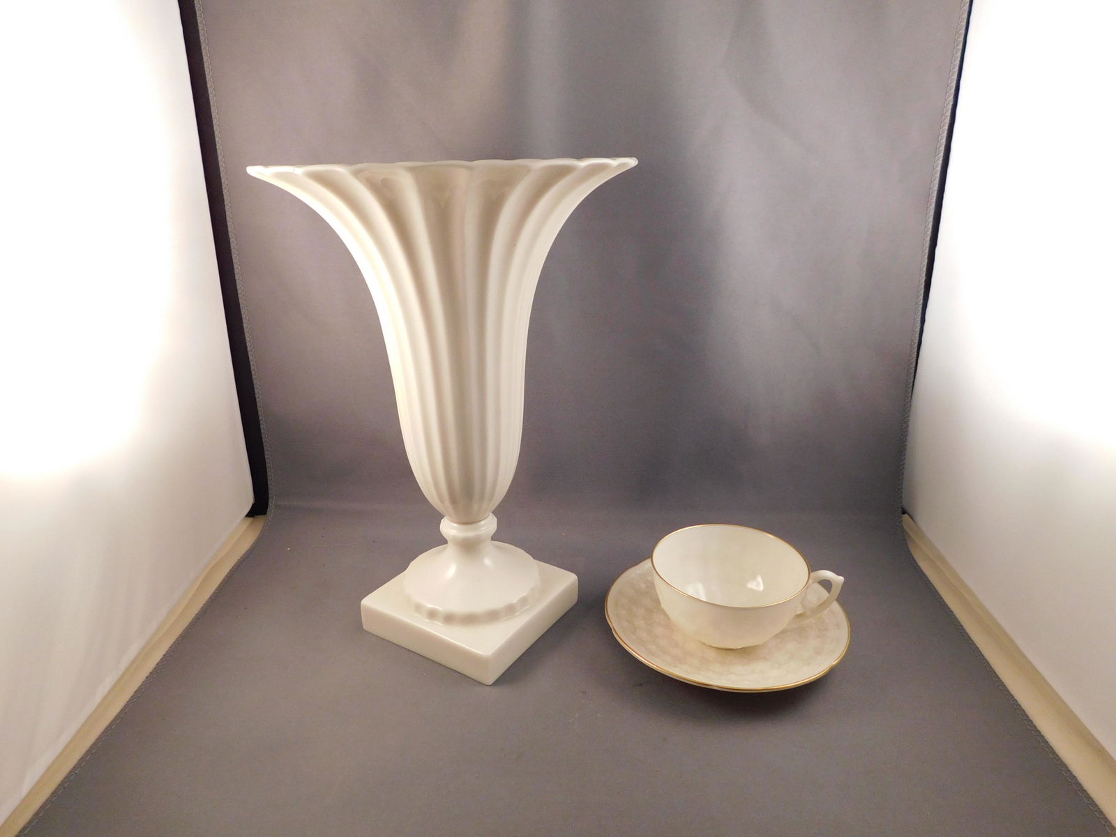 Lenox Vase and Cup and Saucer (1 of 5)
