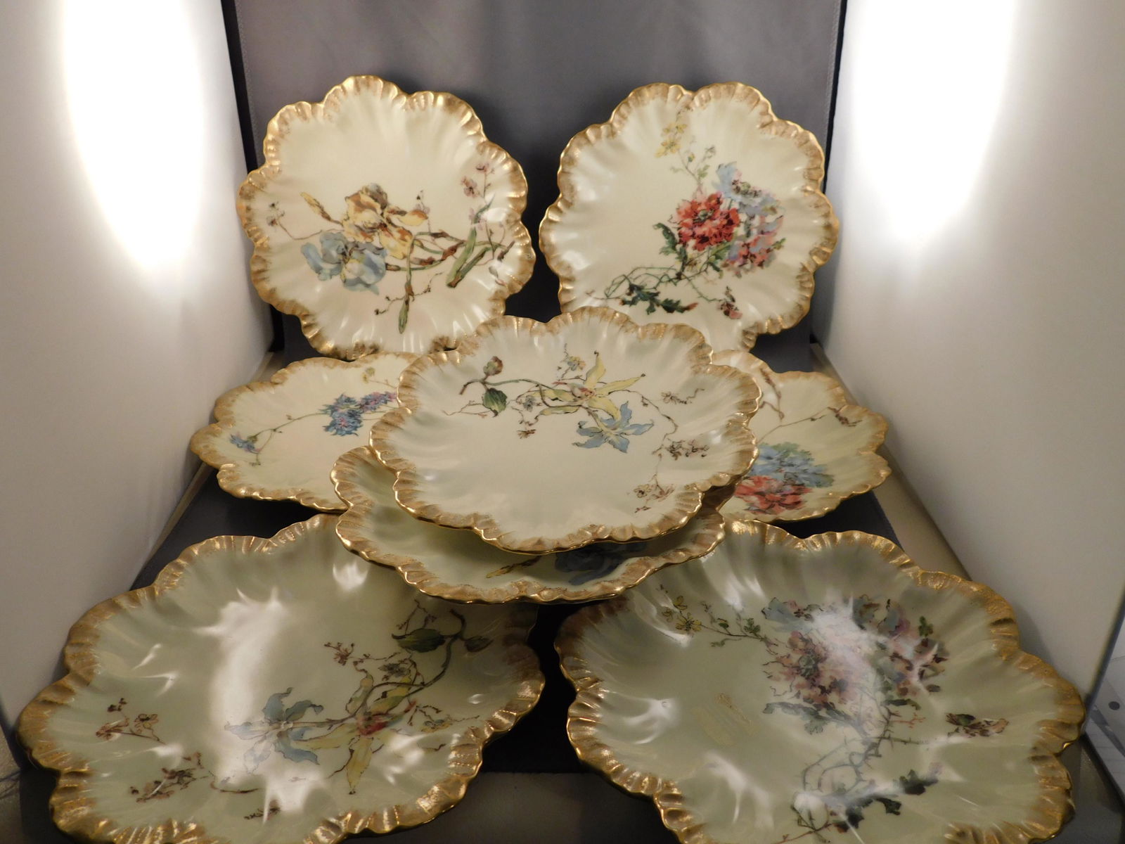 Set of 8 Limoges Plates (1 of 10)
