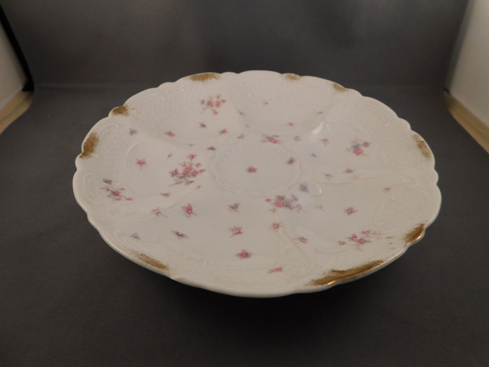 Weimar Hand painted Oyster Plate (1 of 3)