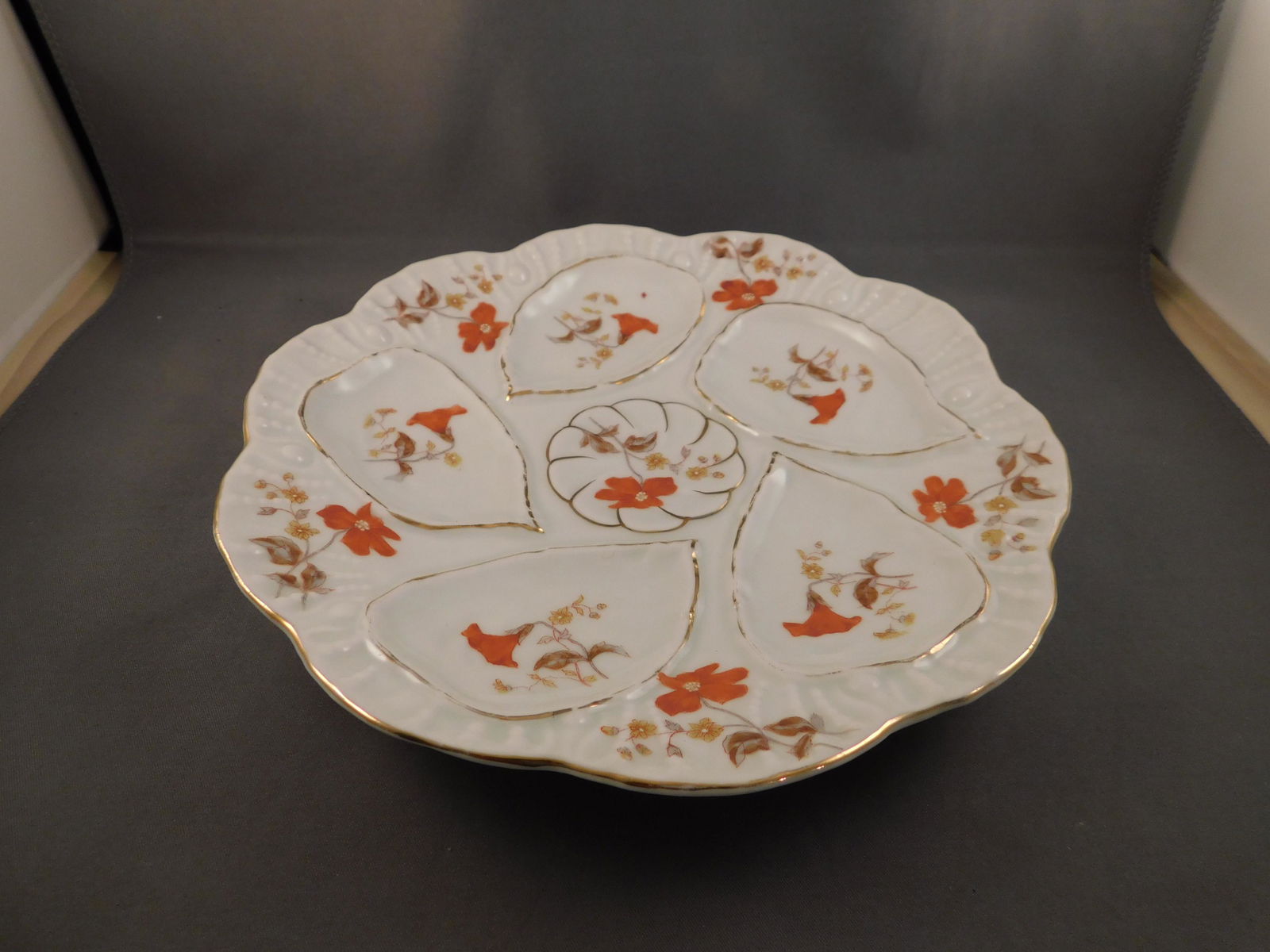 Marx Gutherz Carlsbad Hand painted Oyster Plate (1 of 3)