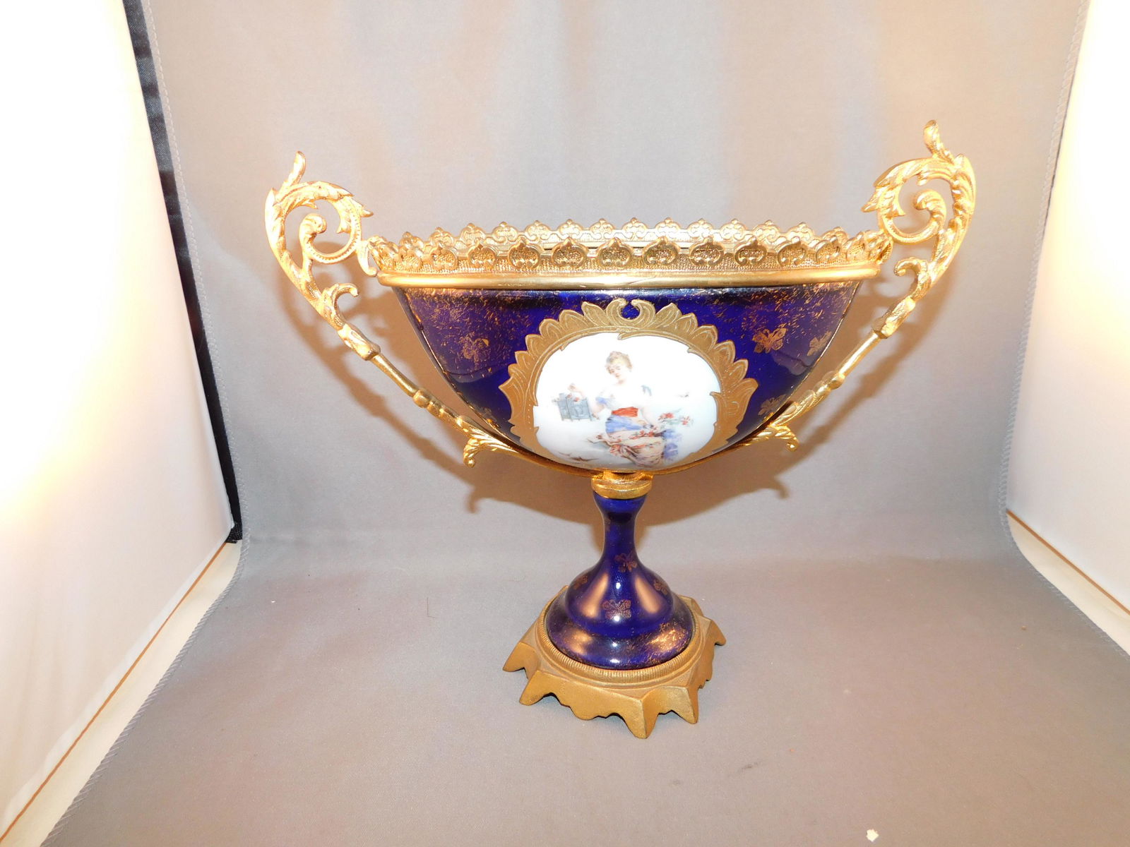 Hand painted Compote (1 of 6)