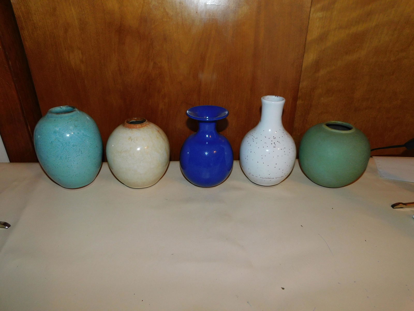 Lot of 5 Art Pottery Vases (1 of 7)