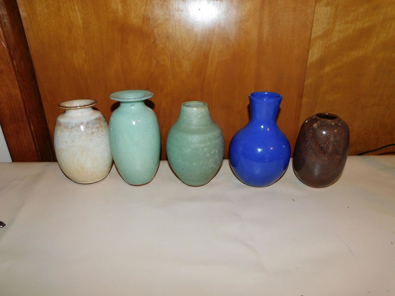 Lot of 5 Art Pottery Vases (1 of 7)