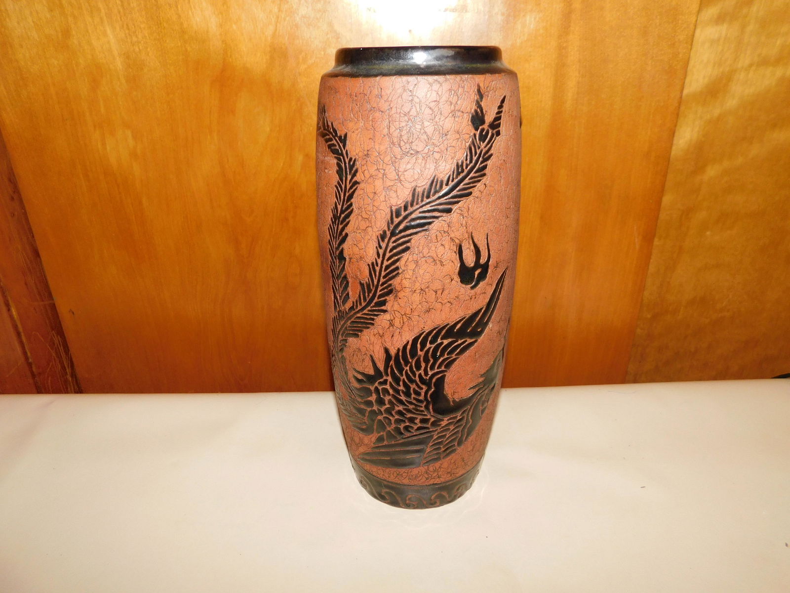 Vietnam Art Pottery Vase (1 of 5)