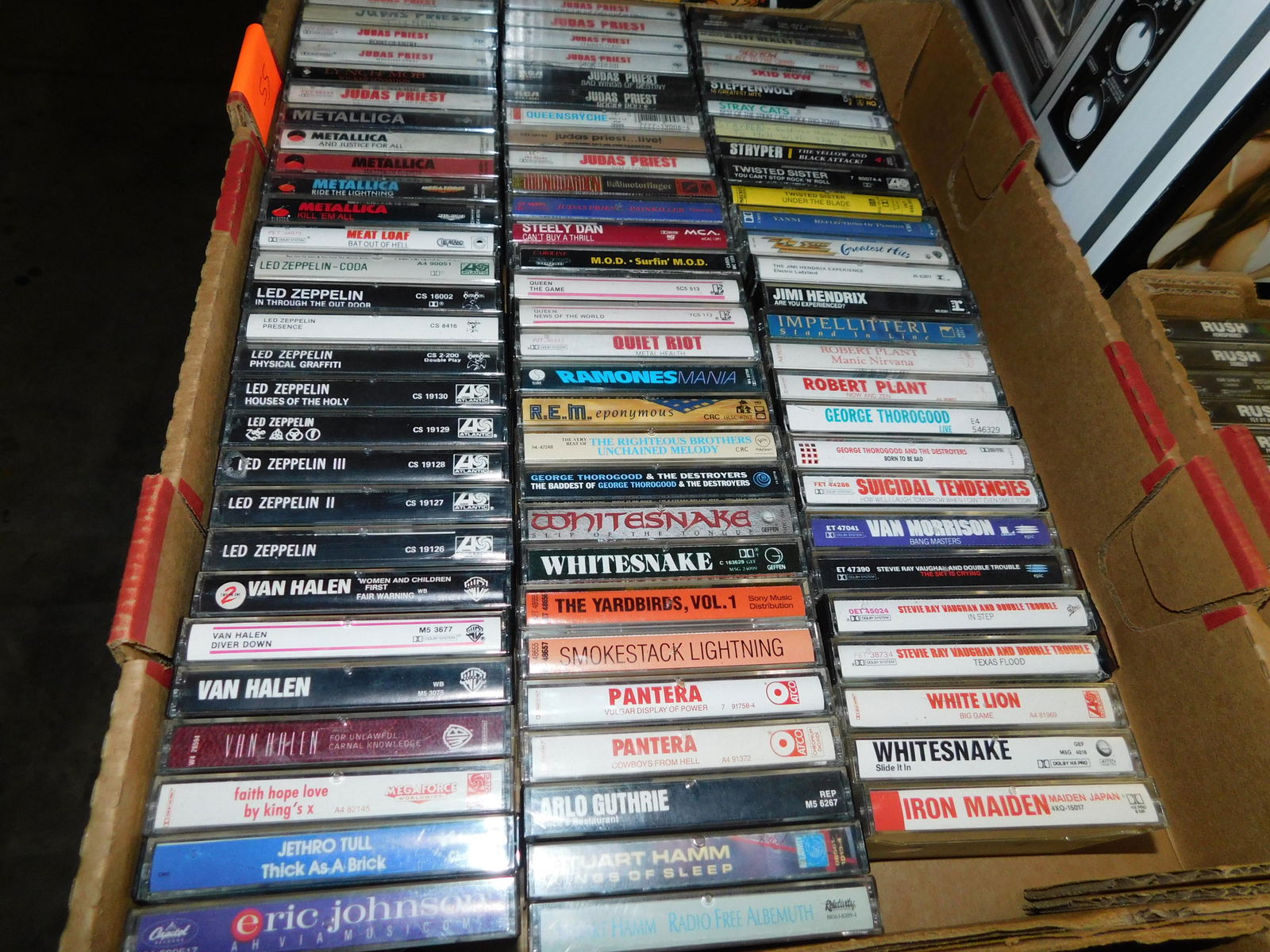 Lot of Rock Cassette Tapes (1 of 1)
