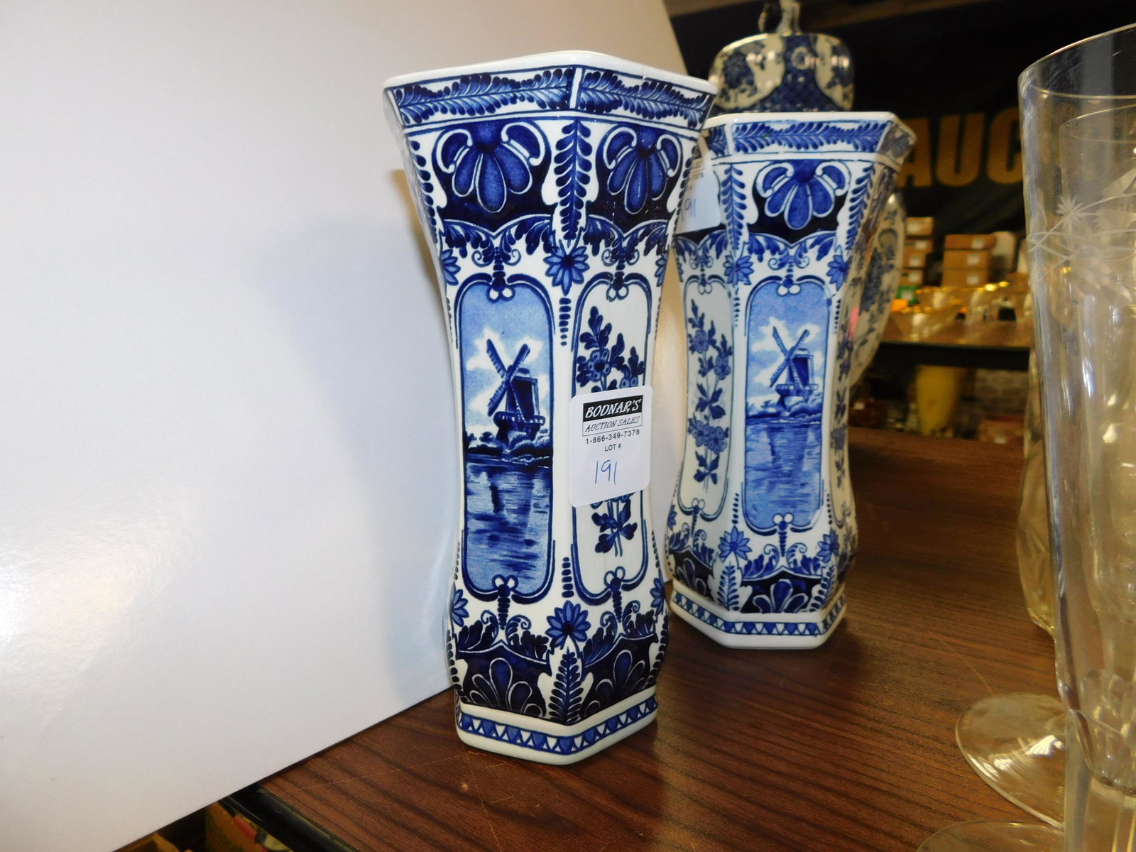 Pair of Delft Vases (1 of 1)