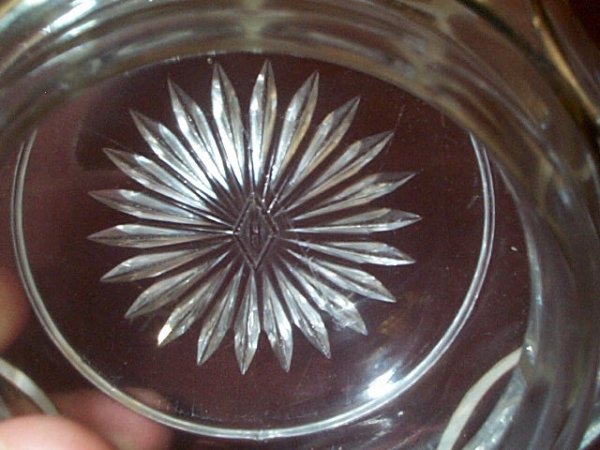 Signed Heisey silver overlay dresser box Measures - 2