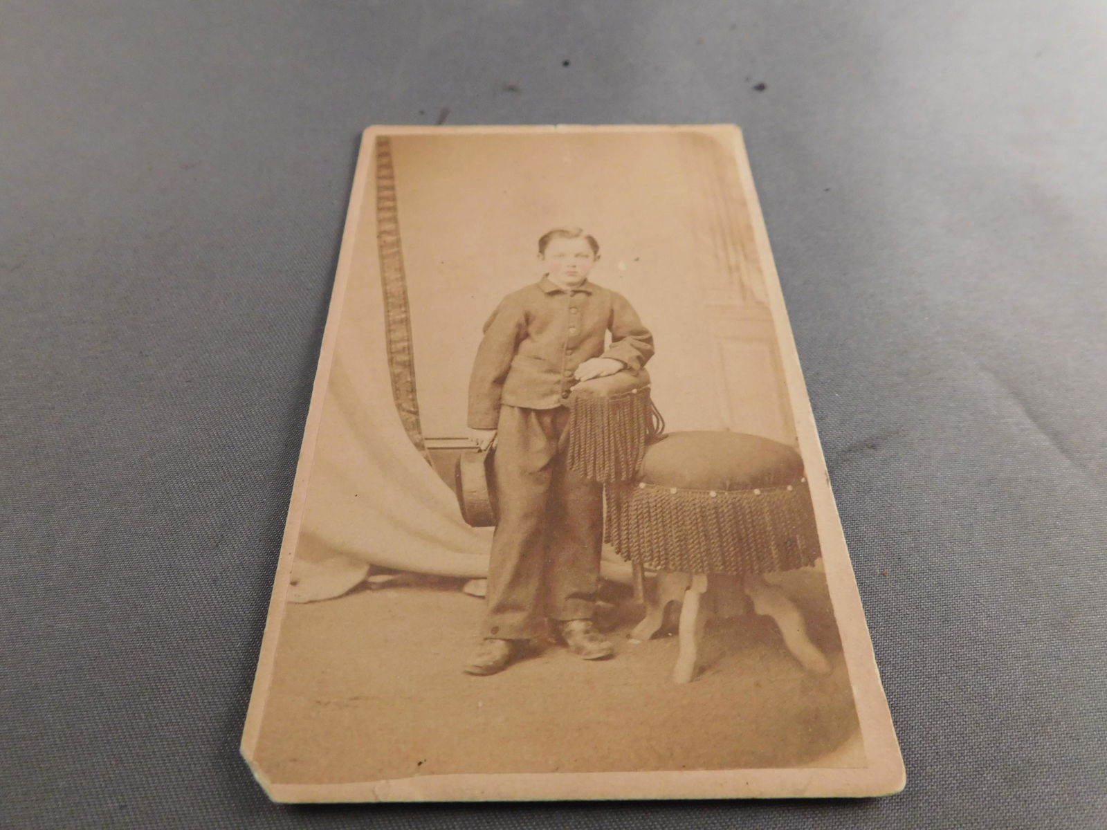 Carte de Visite Young Boy in Uniform (1 of 2)