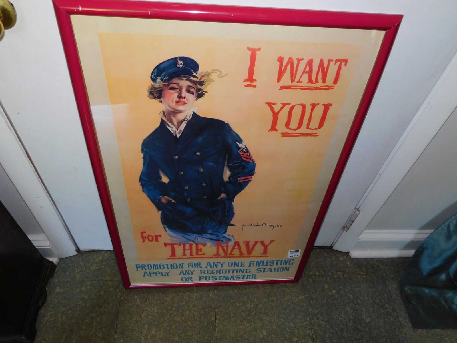 I Want You for the Navy 1917 WWI Poster (1 of 3)