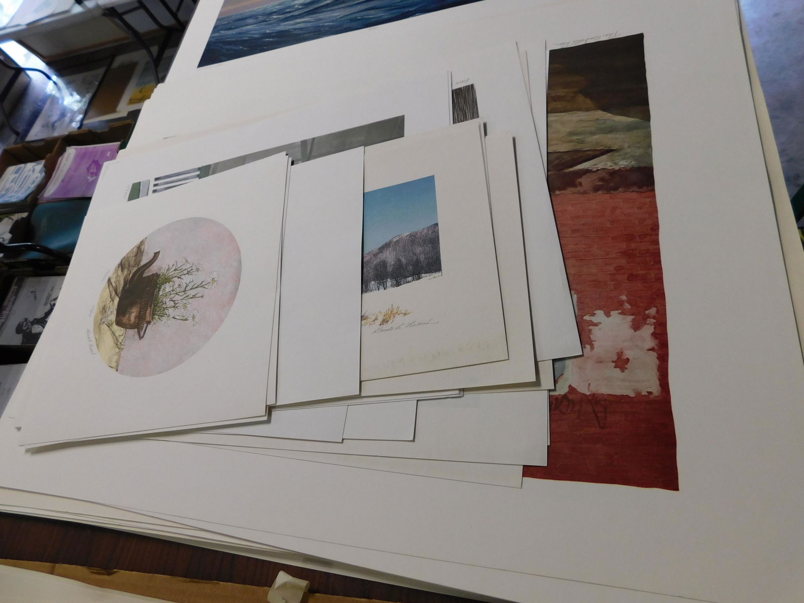 35 Unframed Lithographs (1 of 1)