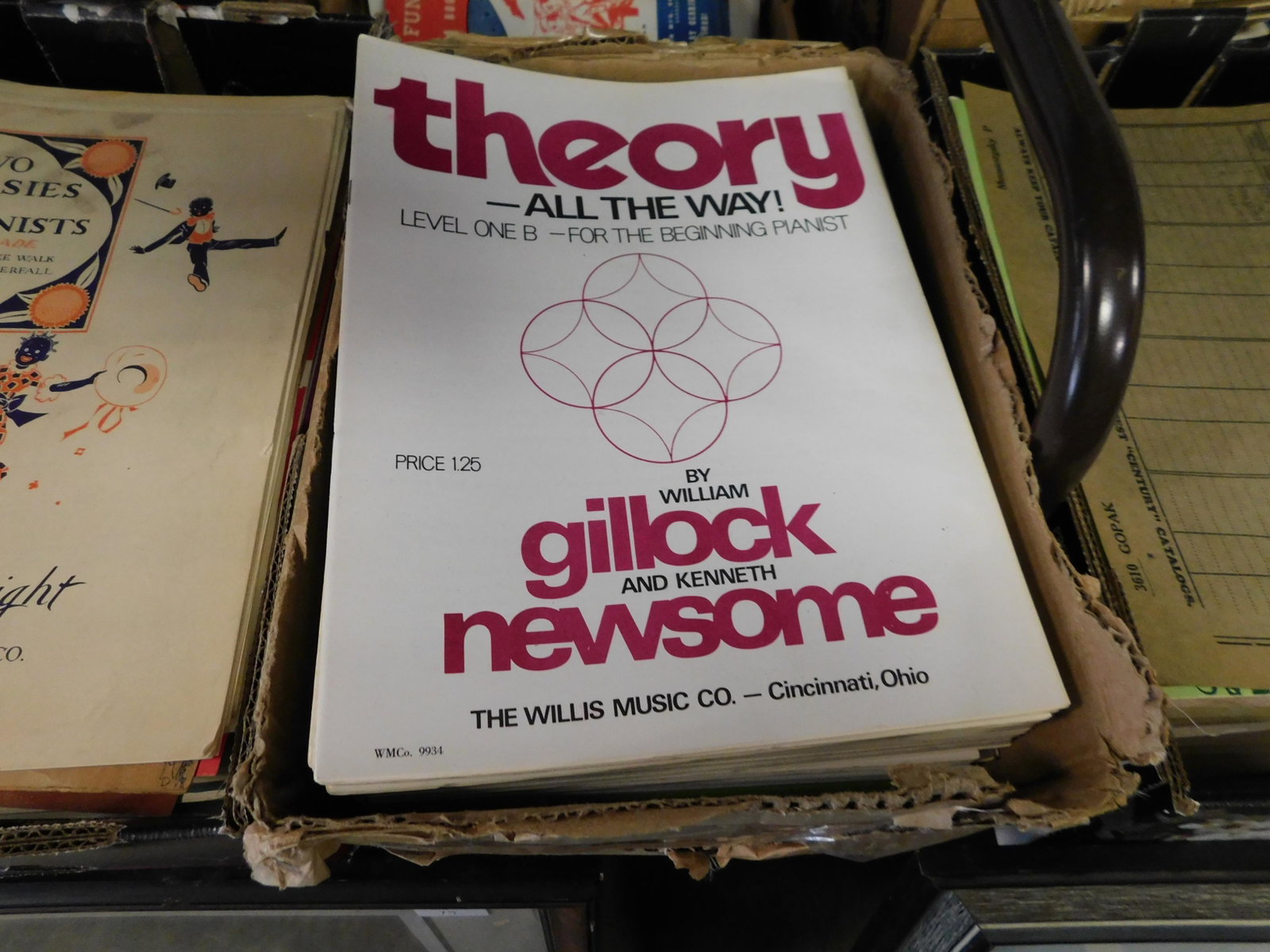 Case Lot of Theory: Case lot of Theory all the way level 1B sheet music from a 75+ year old music store. You are bidding at a live sale. Please read the terms and conditions. This sale will be broadcast live on sale day 