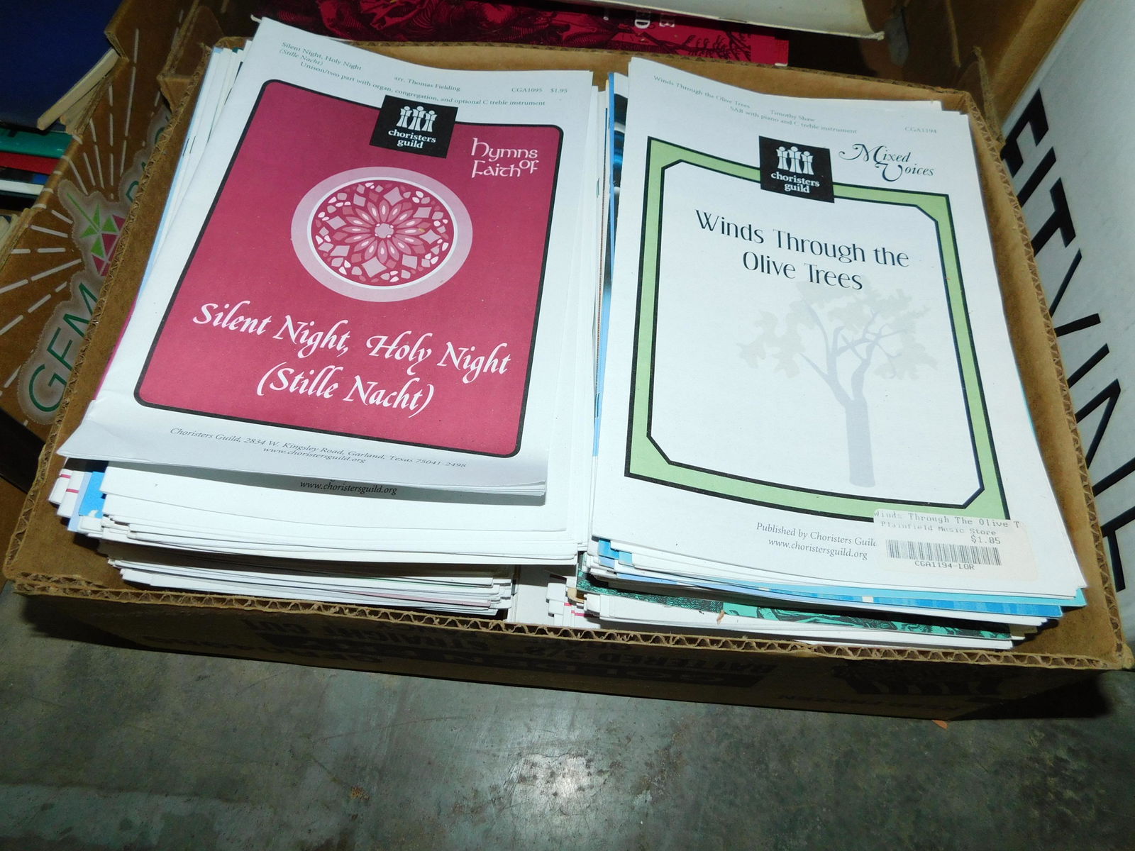 Lot of 4 Part Church Music (1 of 1)