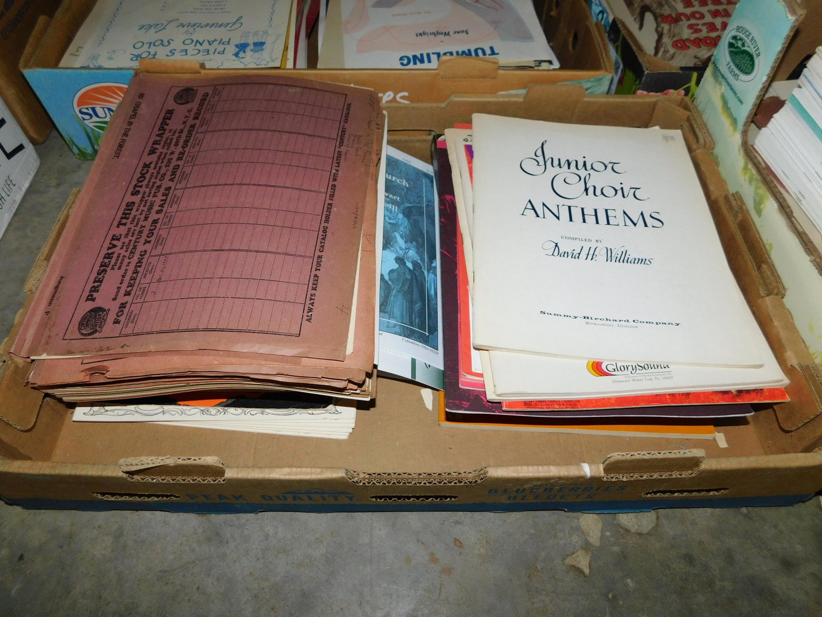 Lot of Sheet Music: Lot of sheet music from a 75+ year old music store. You are bidding at a live sale. Please read the terms and conditions. This sale will be broadcast live on sale day with full descriptions of each lo